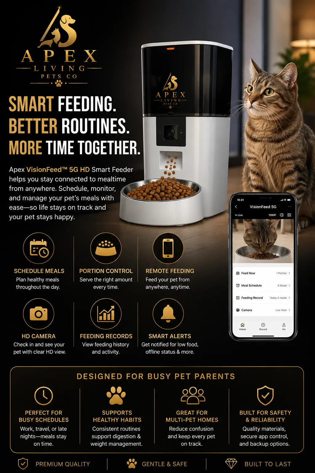 Smart Pet Feeders: A Better Way to Manage Mealtime Apex Living Pets Co