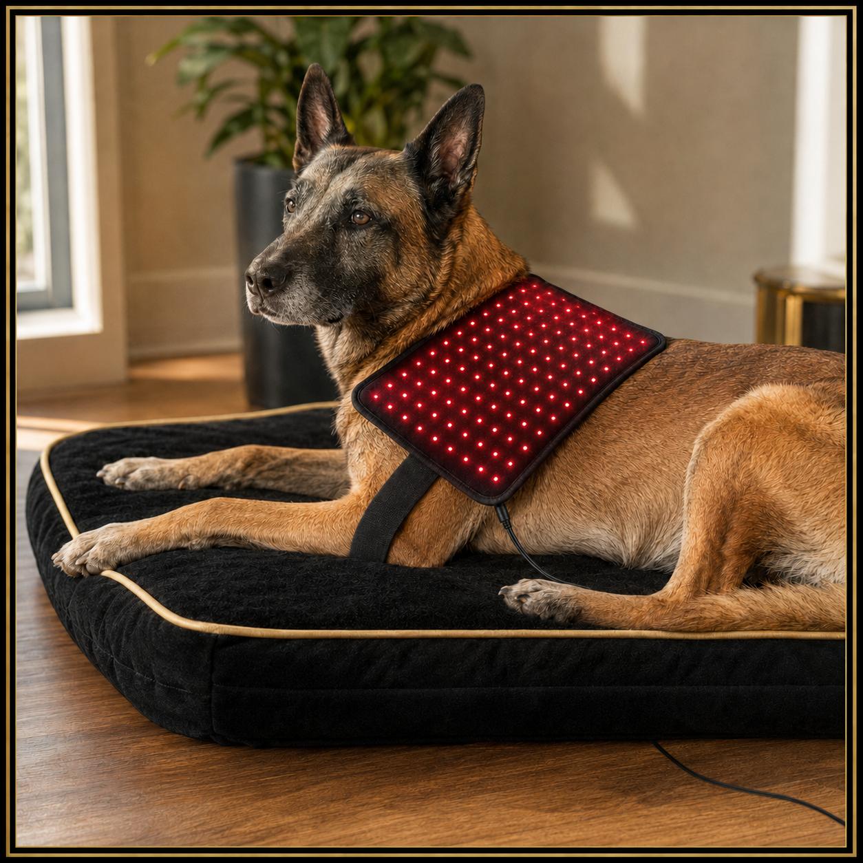 Apex RestoreLight flexible red and near-infrared wellness pad included in wellness system