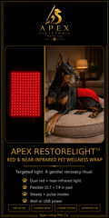 Apex RestoreLight red and near-infrared pet wellness wrap product card