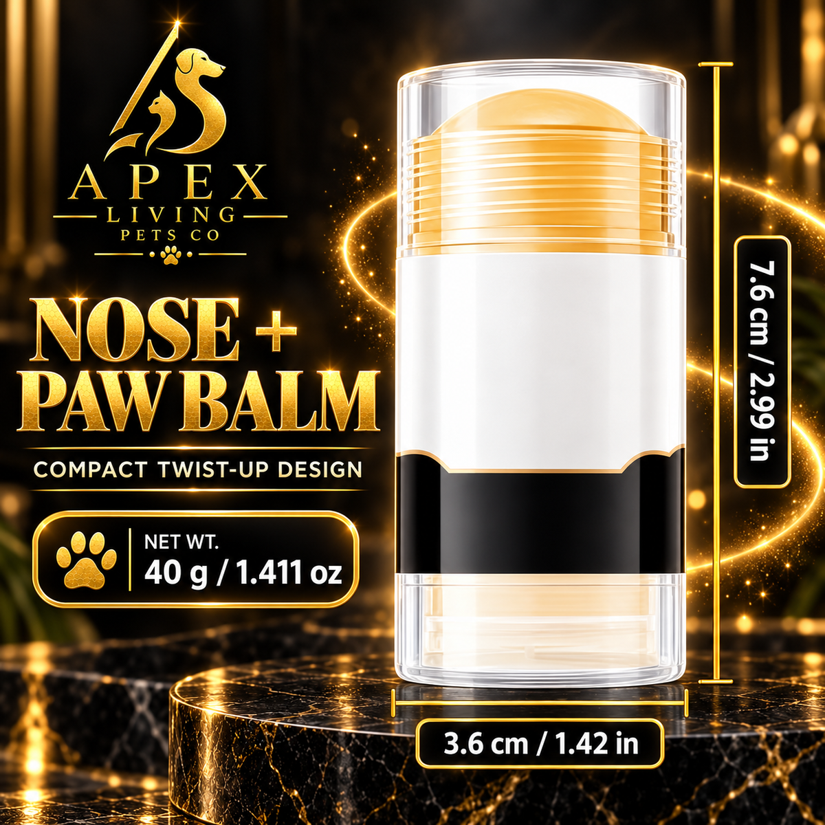 Apex PawCare™ Paw & Nose Balm Apex Living Pets Co