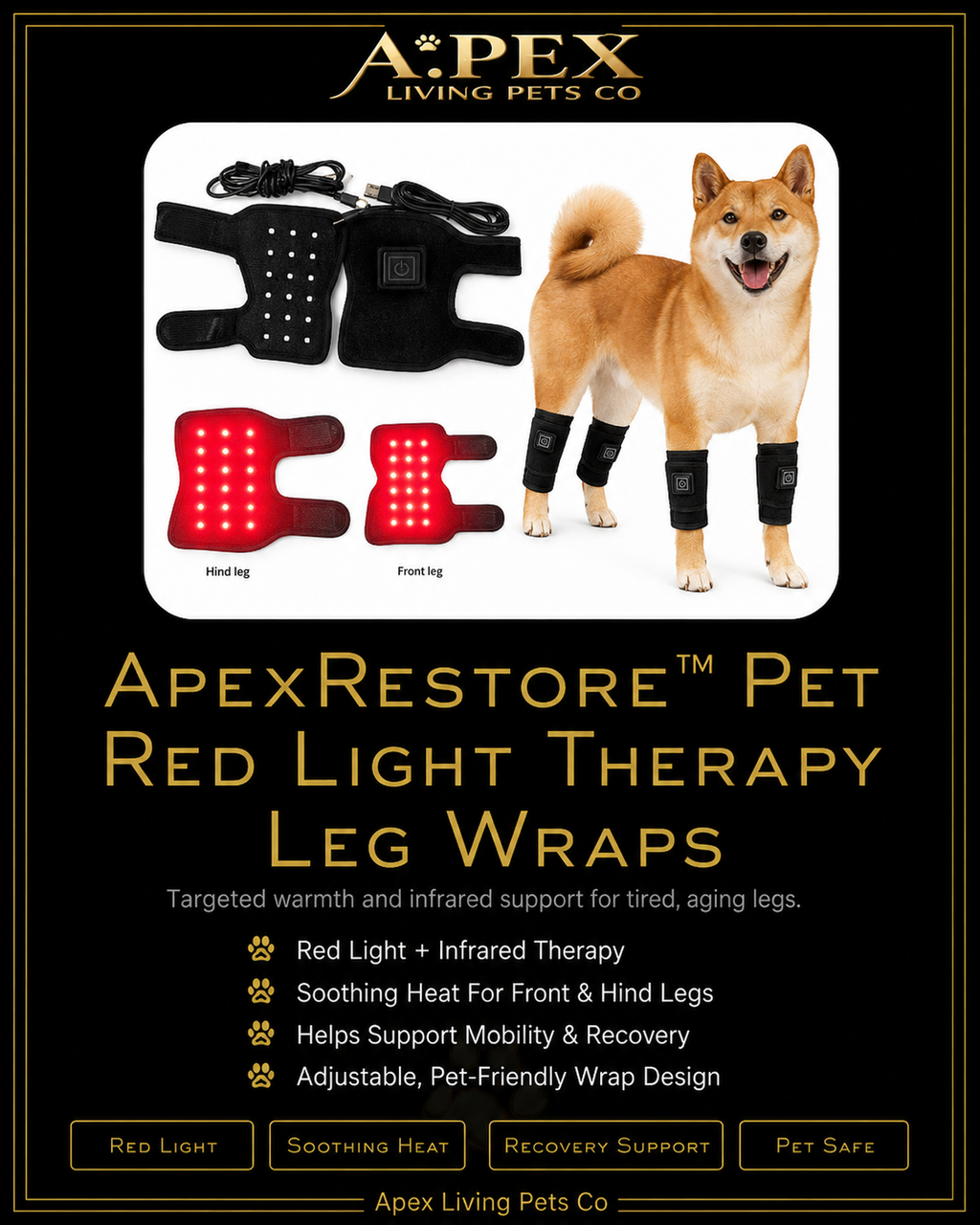 Apex Restore™ Red Light Therapy Leg Wrap