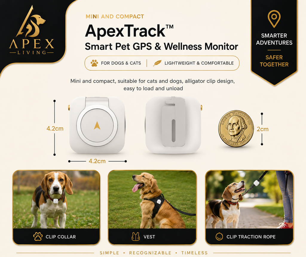 ApexTrack™ Smart GPS & Wellness Monitor