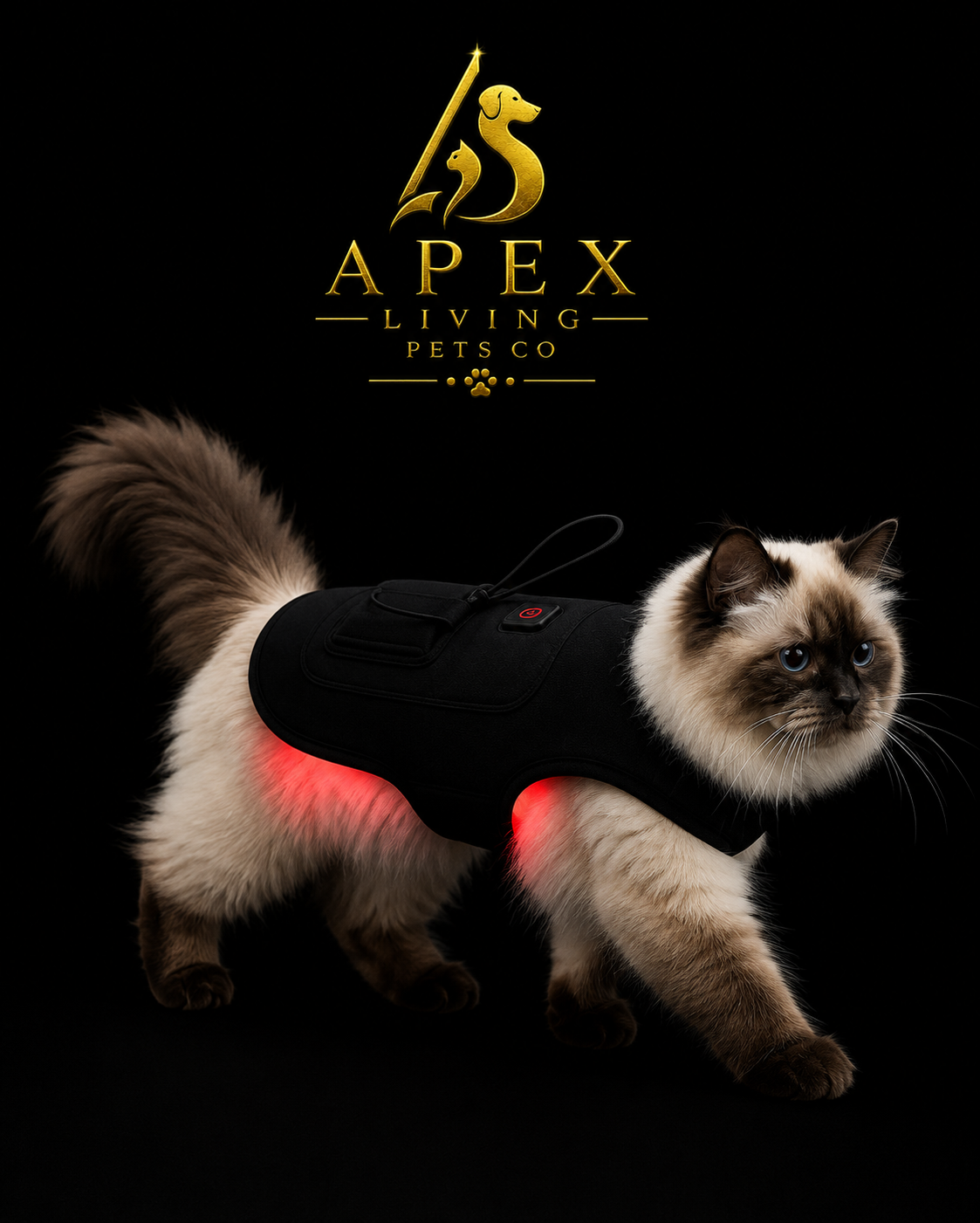 Apex Restore red and near-infrared back and belly wrap included in wellness system