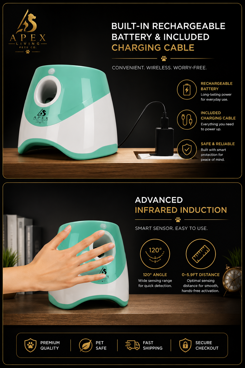 ApexFetch™ Automatic Ball Launcher