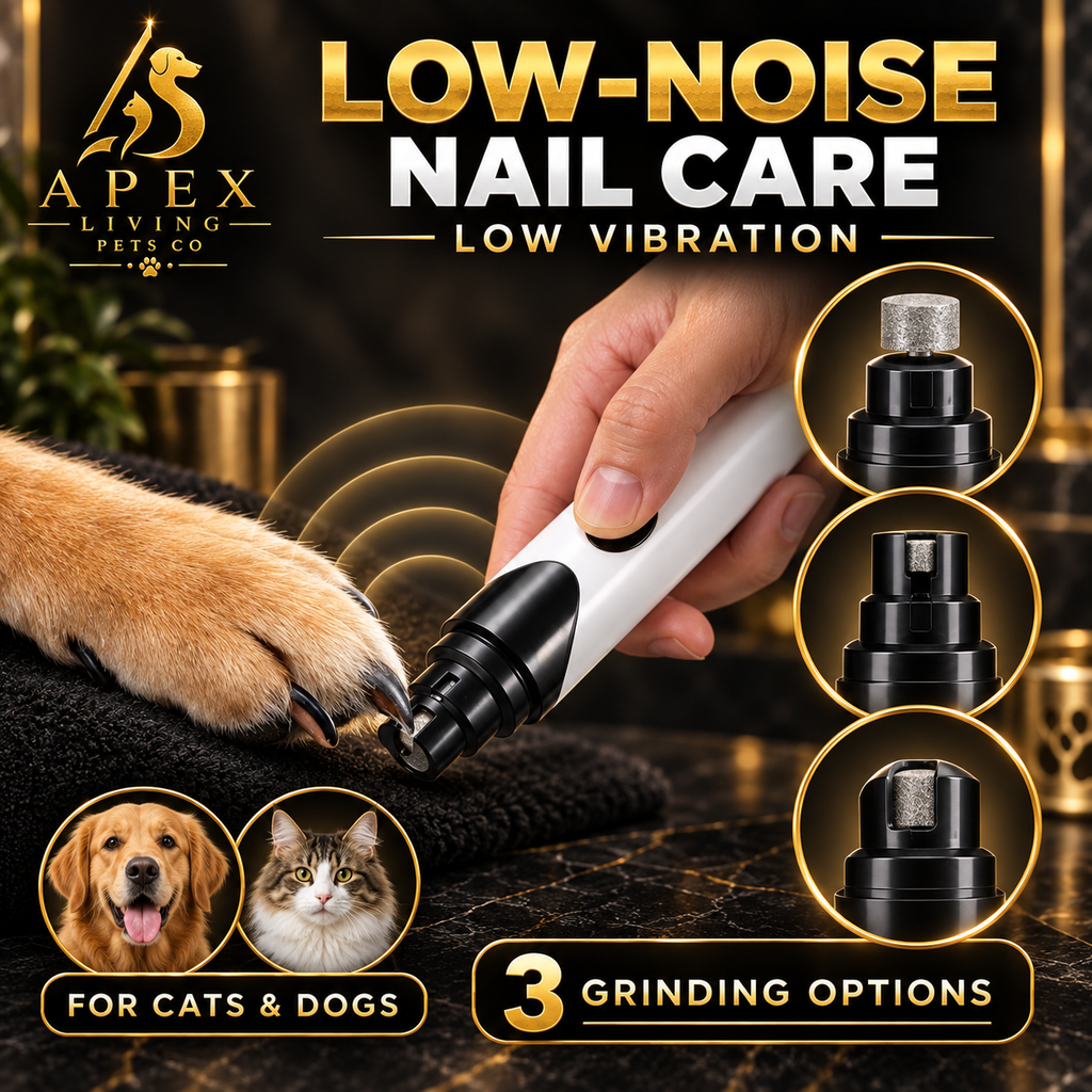Apex NailEase™ USB Pet Nail Grinder Apex Living Pets Co