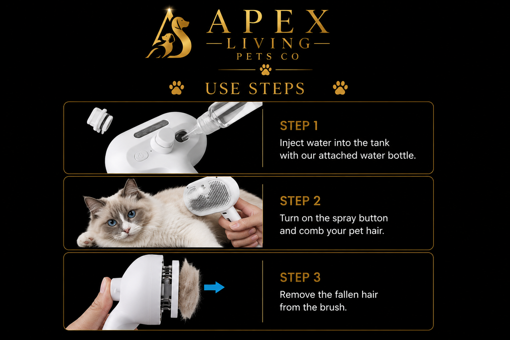 Apex CoatCare™ 3-in-1 Brush