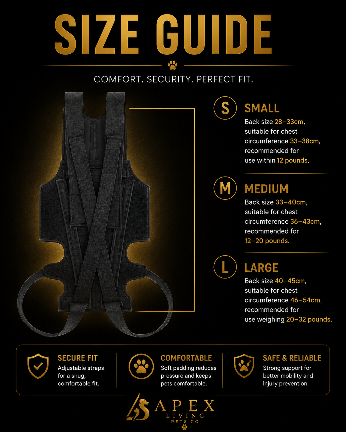 Apex Mobility Recovery Wrap adjustable fit