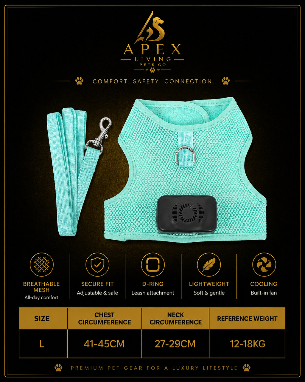 Apex ChillFlow cooling harness lifestyle image