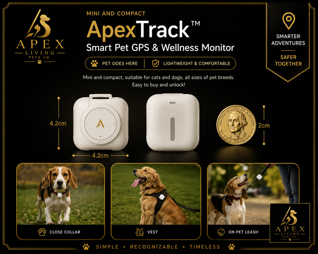 ApexTrack pet GPS monitor lifestyle image