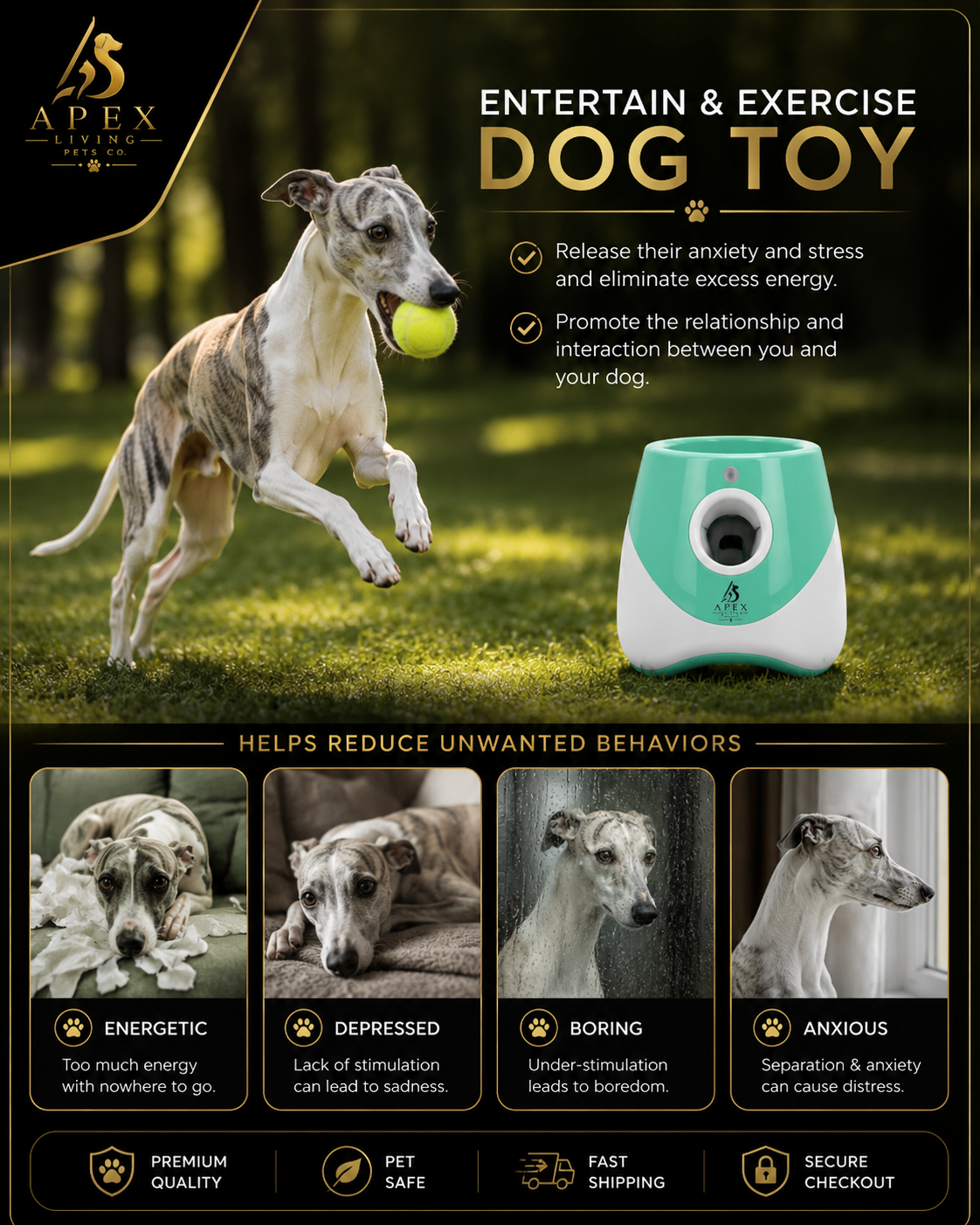 ApexFetch™ Automatic Ball Launcher