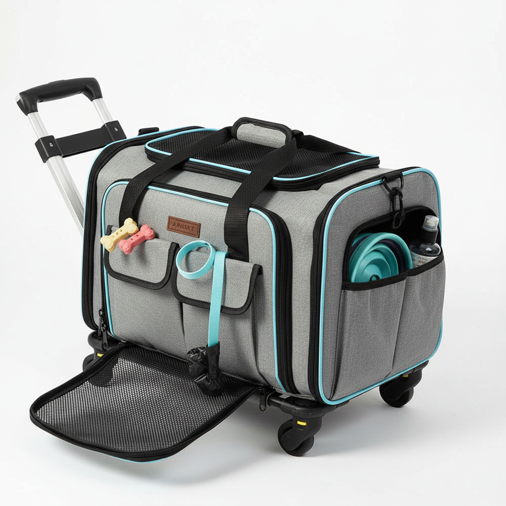 Storage & Convenience — Pet Carrier Detail Shot